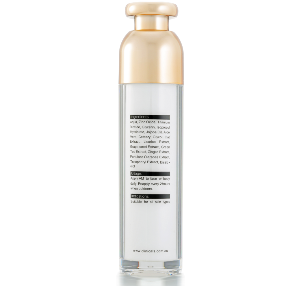 Clinical Minc Natural Sunblock Cream Australian